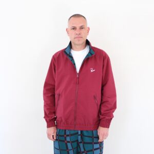 By Parra Squared Waves Pattern Track Top Multi Check