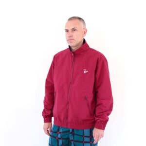 By Parra Squared Waves Pattern Track Top Multi Check