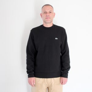 Lacoste Sweat Col Rond Noir