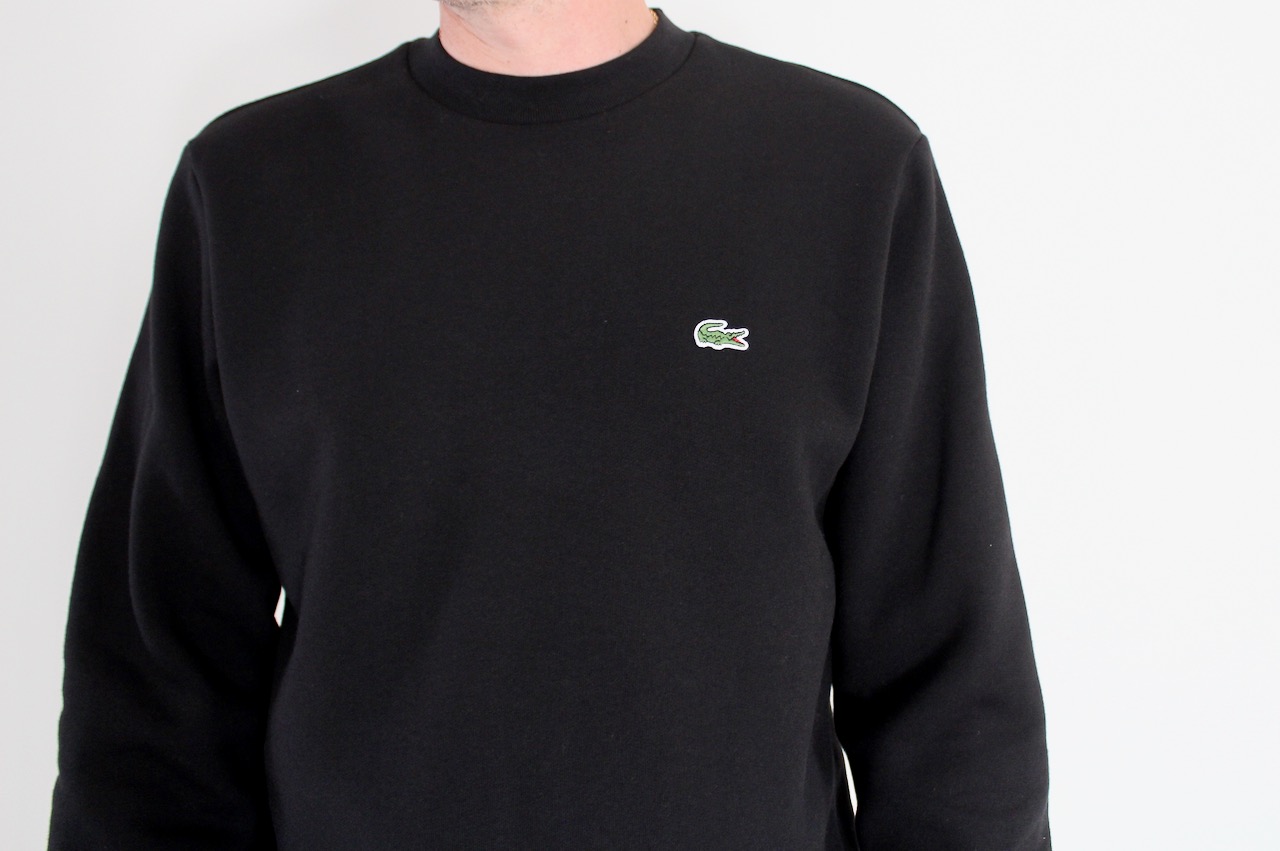 Lacoste Sweat Col Rond Noir