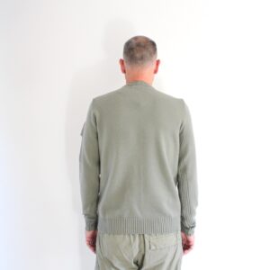 Cp Company Crew Neck Knit Silver Sage Metropolis Series