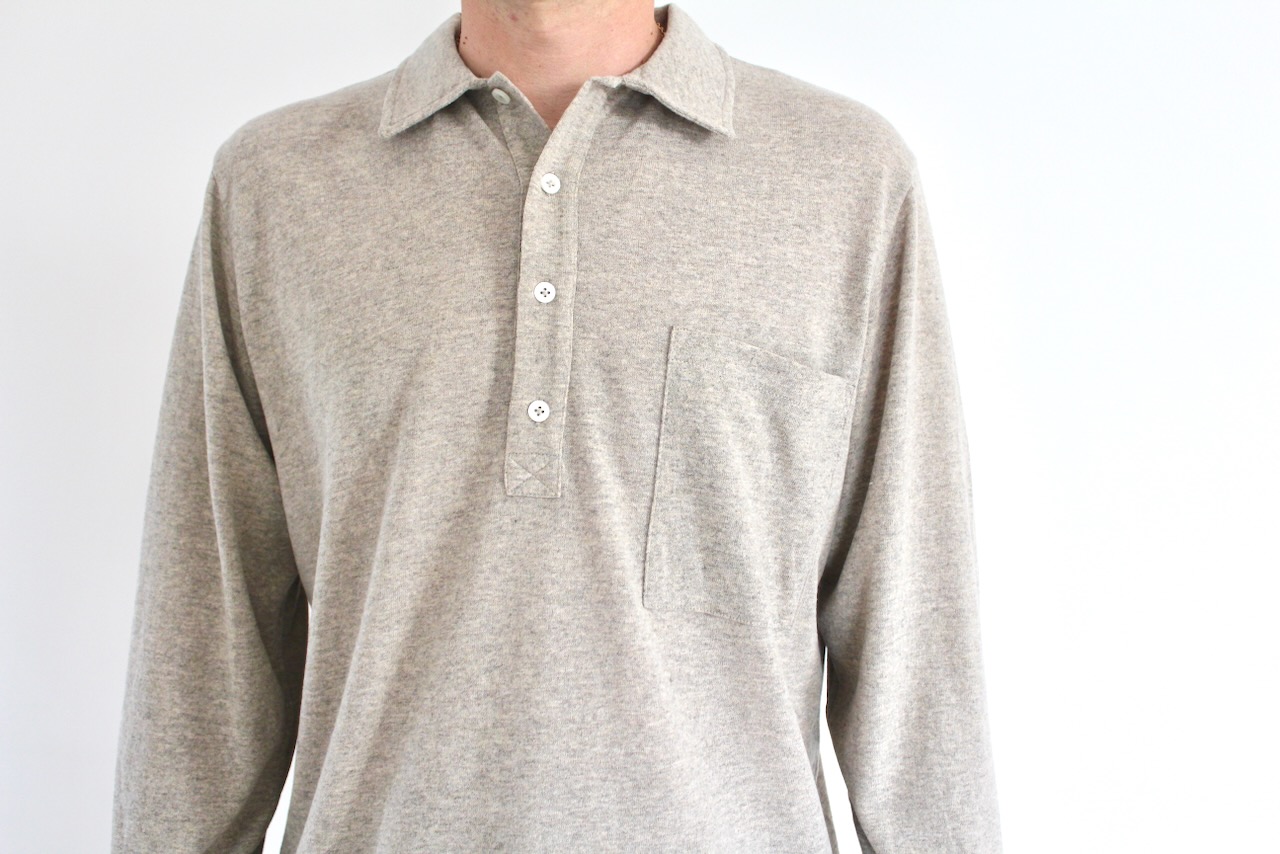 Universal Works Pullover LS Shirt Sand