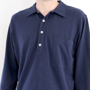 Universal Works Pullover LS Shirt Navy
