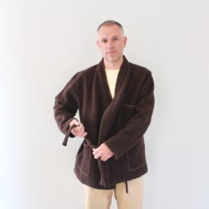 Universal Works Blanket Kyoto Work Jacket Brown