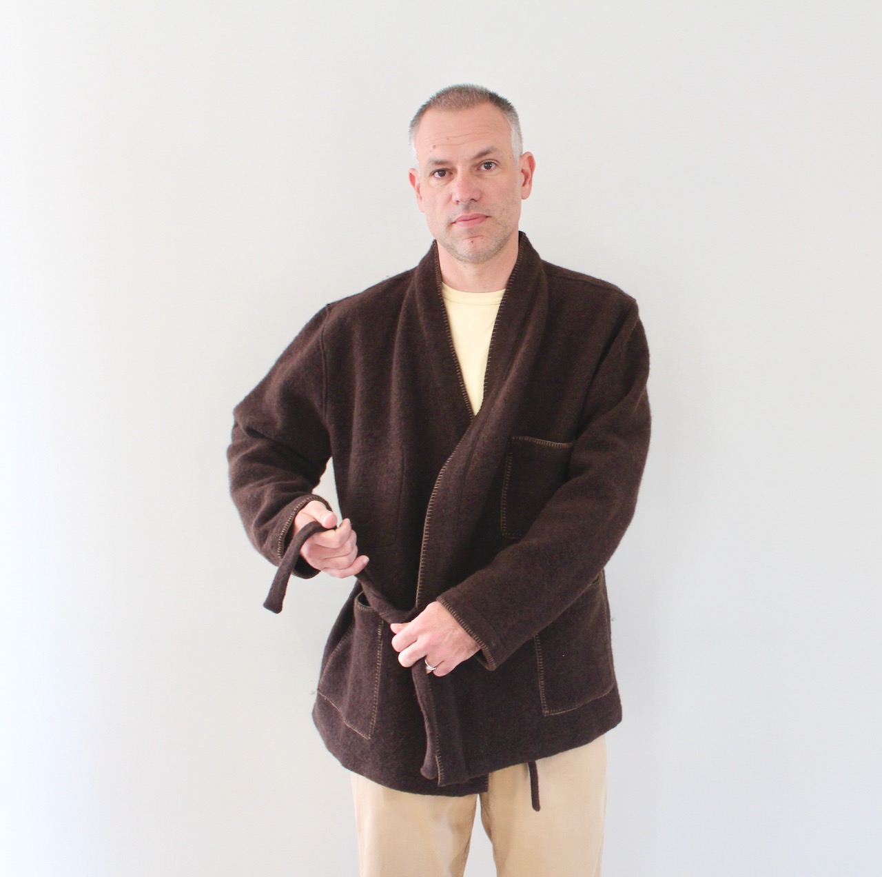 Universal Works Blanket Kyoto Work Jacket Brown