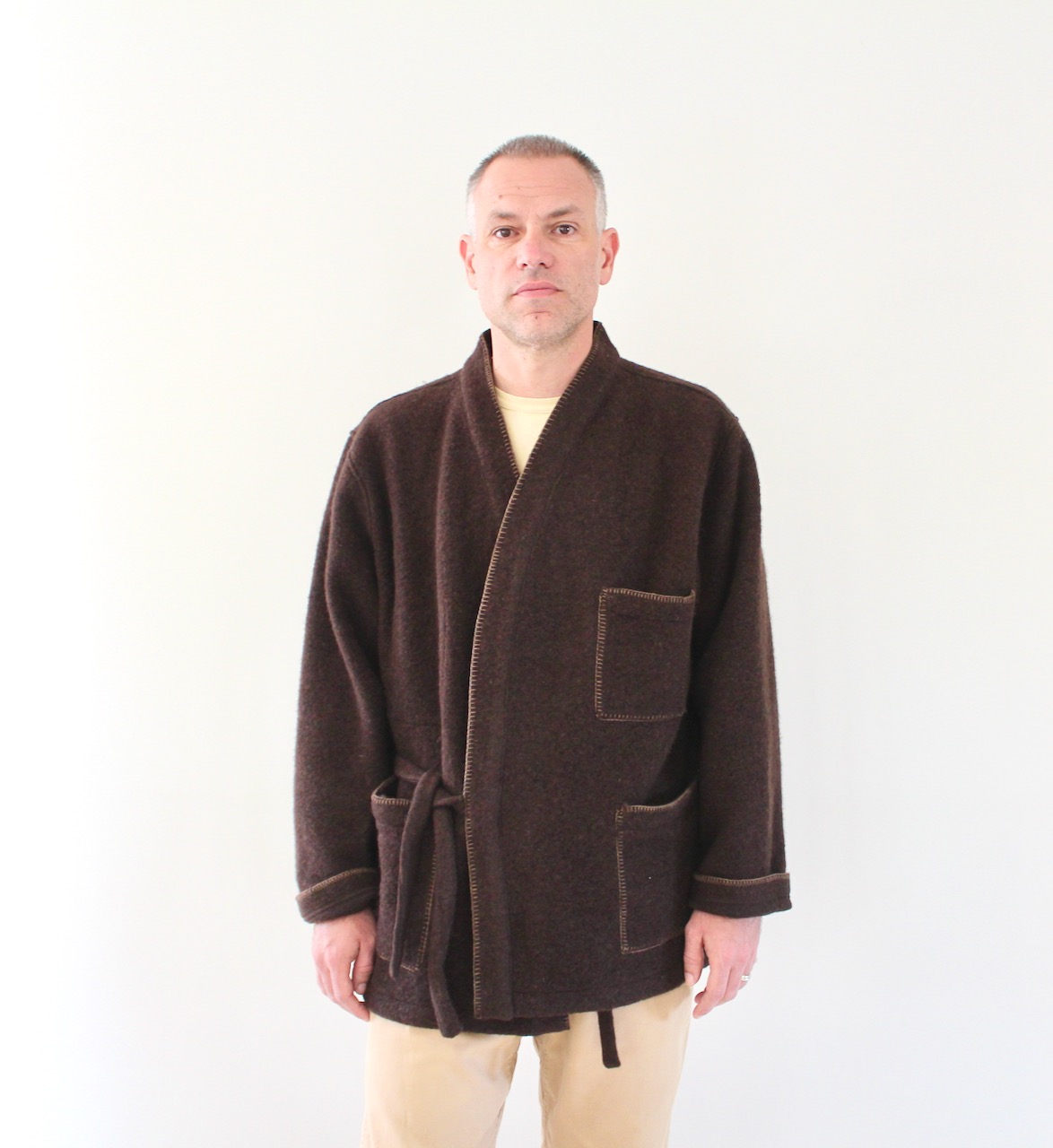 Universal Works Blanket Kyoto Work Jacket Brown