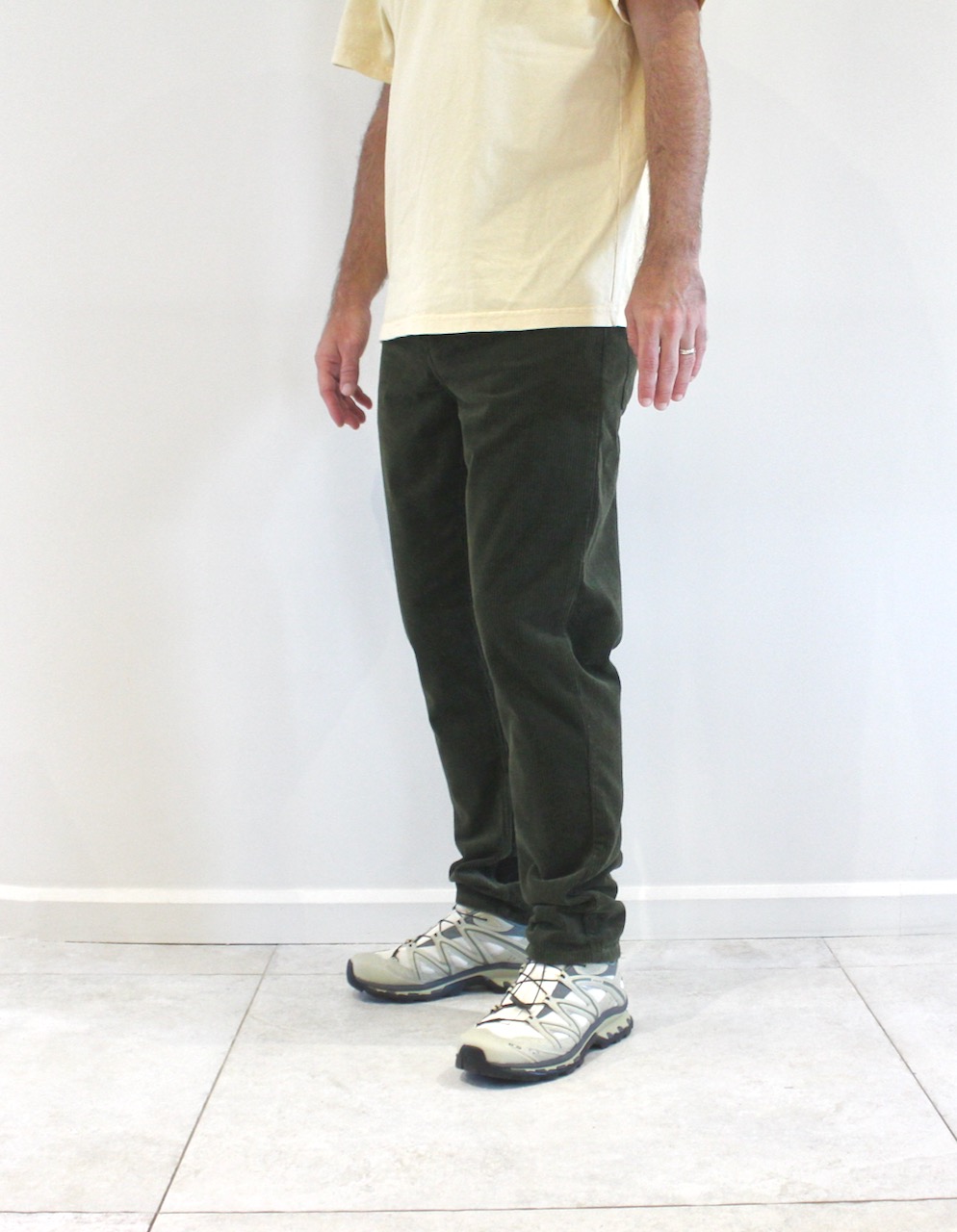 Carhartt Wip Newel Pant Corduroy Office Green