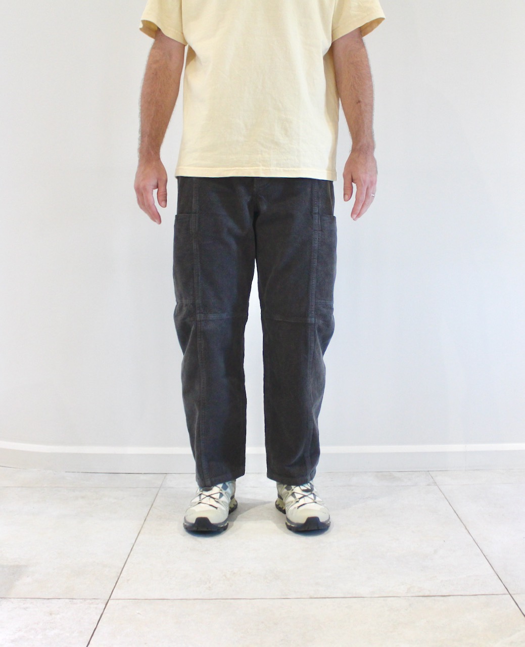 Gramicci Voyager Waffle Corduroy Foggy Grey Dye