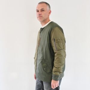 Taion X Beams Reversible MA-1 Type Inner Jkt Crazy Black