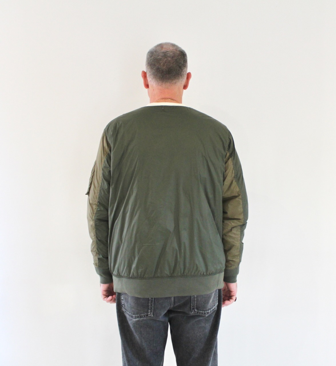 Taion X Beams Reversible MA-1 Type Inner Jkt Crazy Black