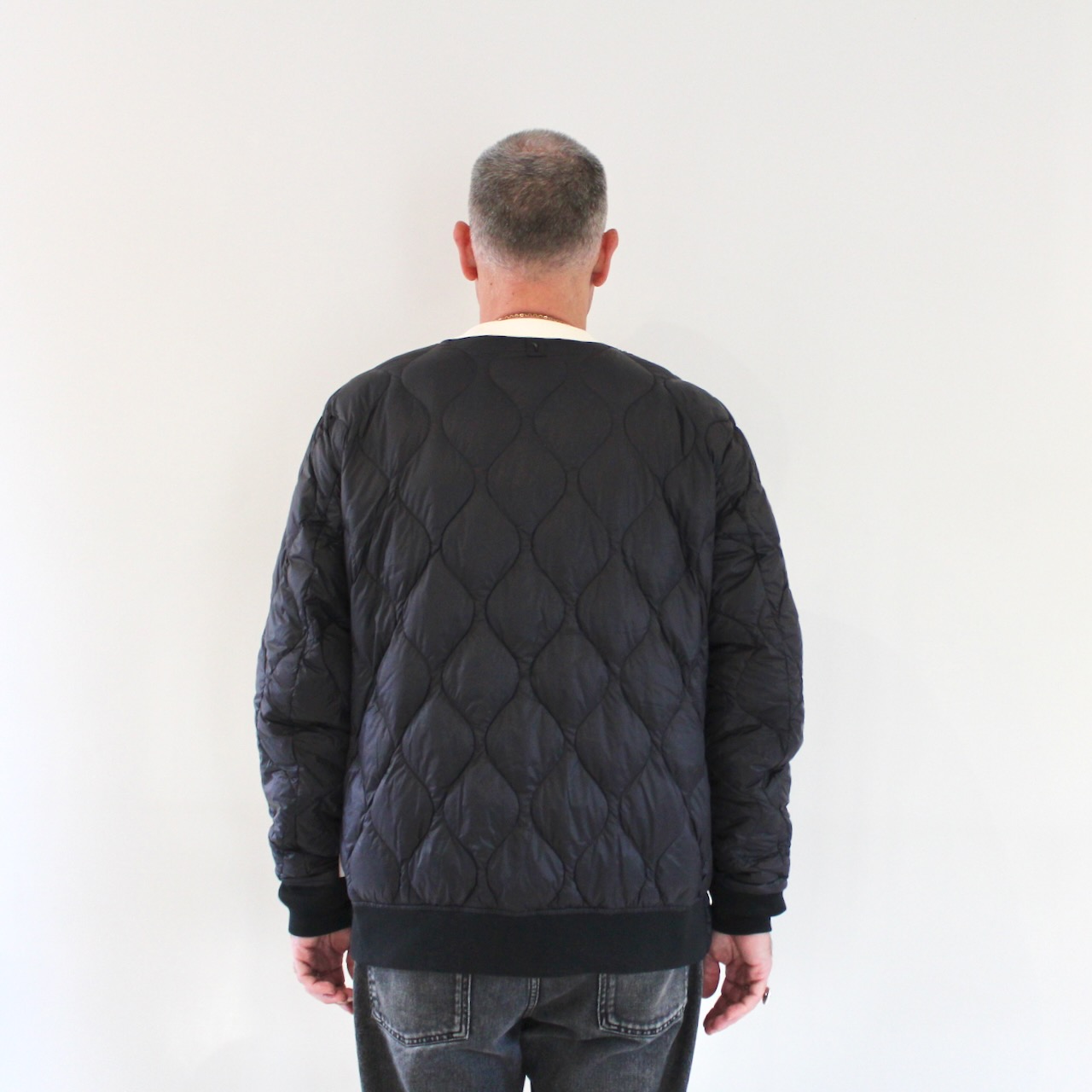 Taion X Beams Reversible MA-1 Type Inner Jkt Crazy Black