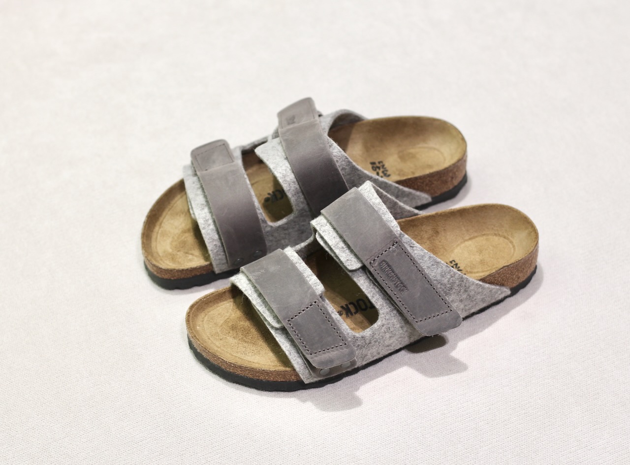 Birkenstock Uji Feutre Leather Light Gray