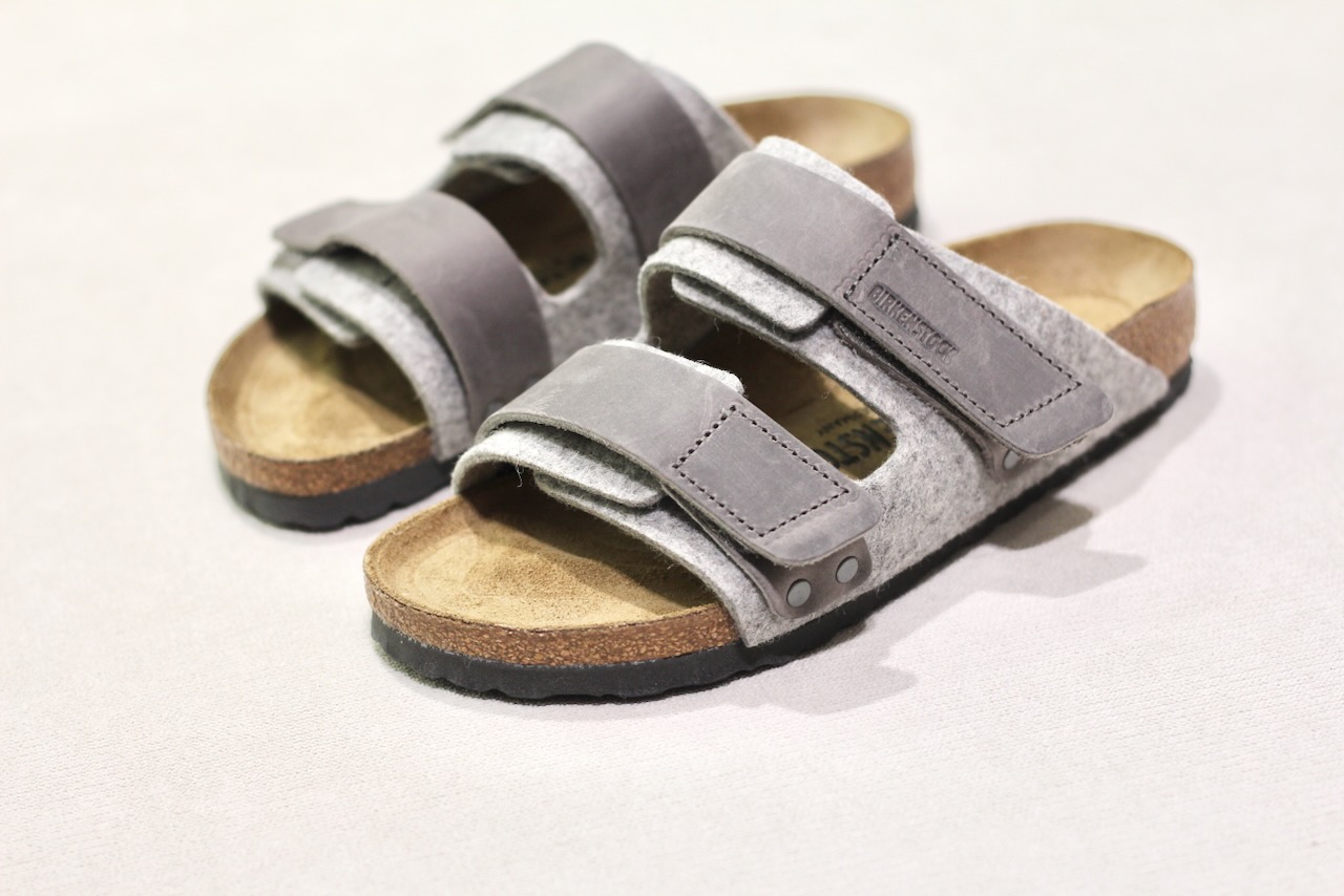 Birkenstock Uji Feutre Leather Light Gray