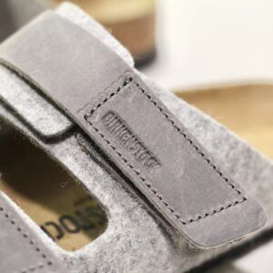 Birkenstock Uji Feutre Leather Light Gray