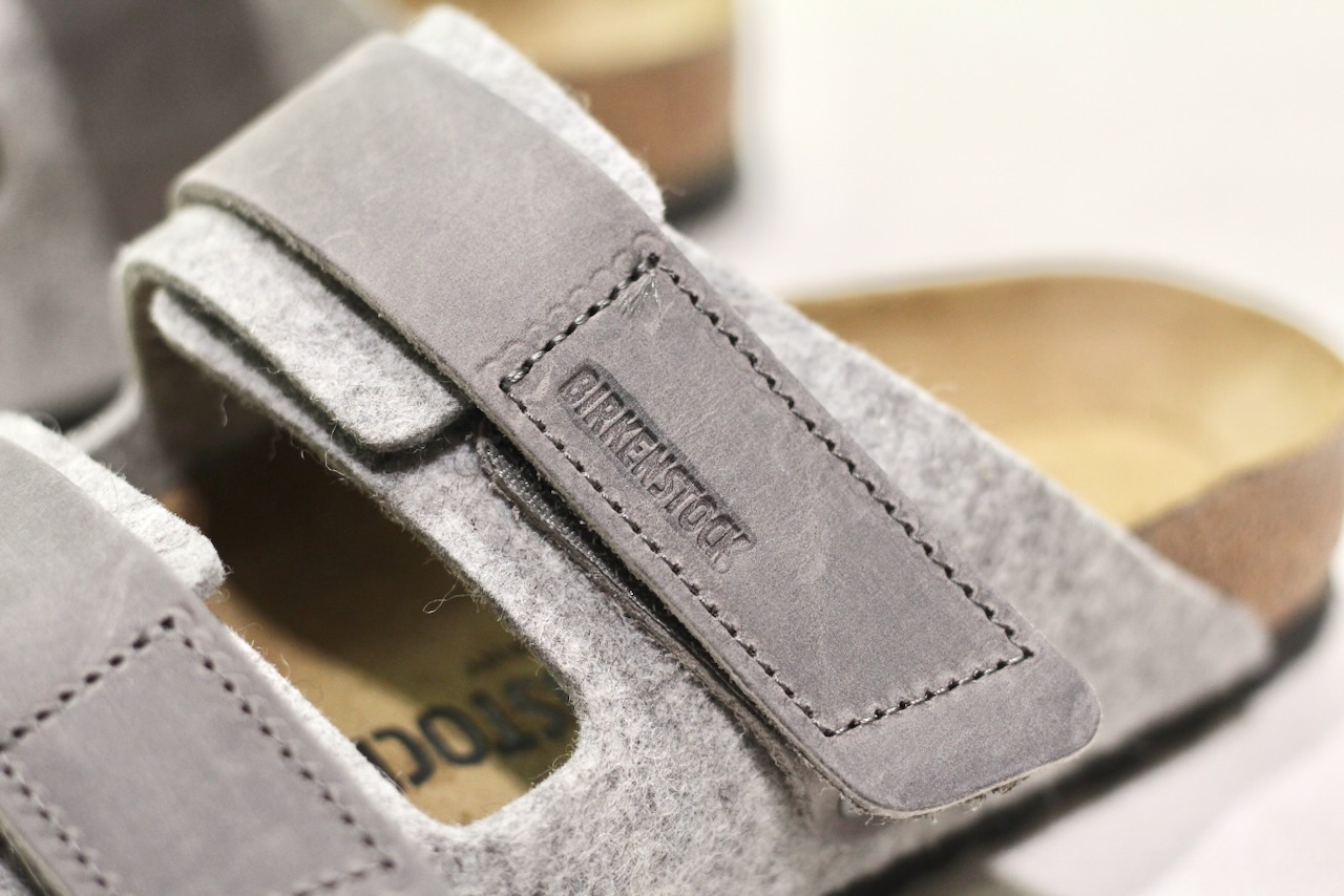 Birkenstock Uji Feutre Leather Light Gray