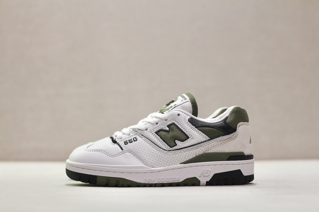 New Balance BB 550 DOB White Dark Olive