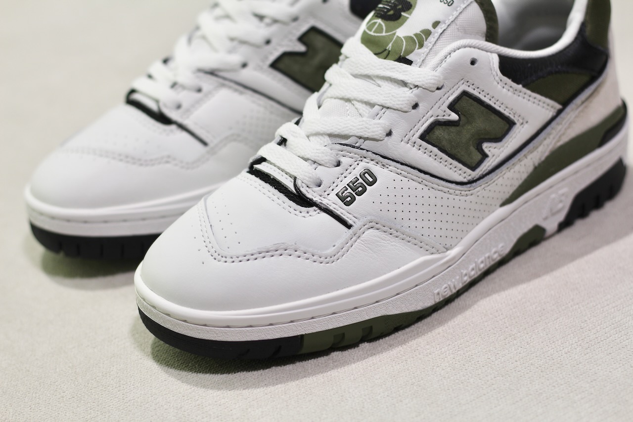 New Balance BB 550 DOB White Dark Olive