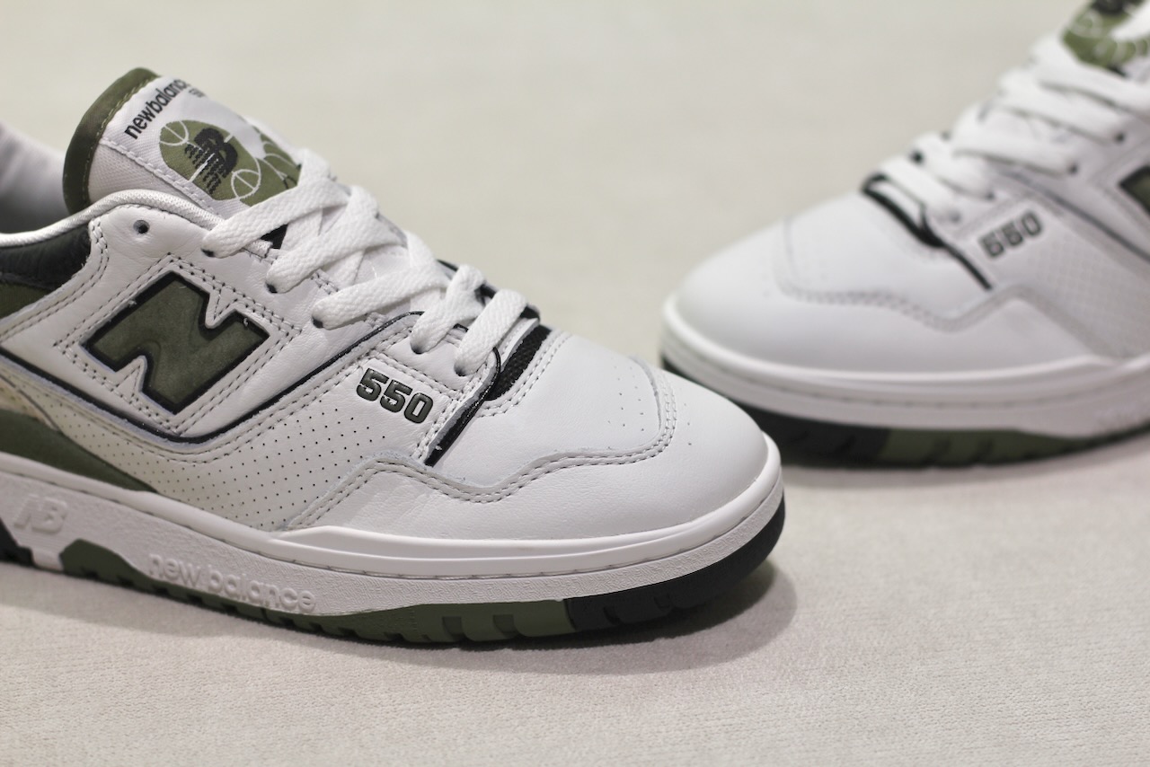 New Balance BB 550 DOB White Dark Olive