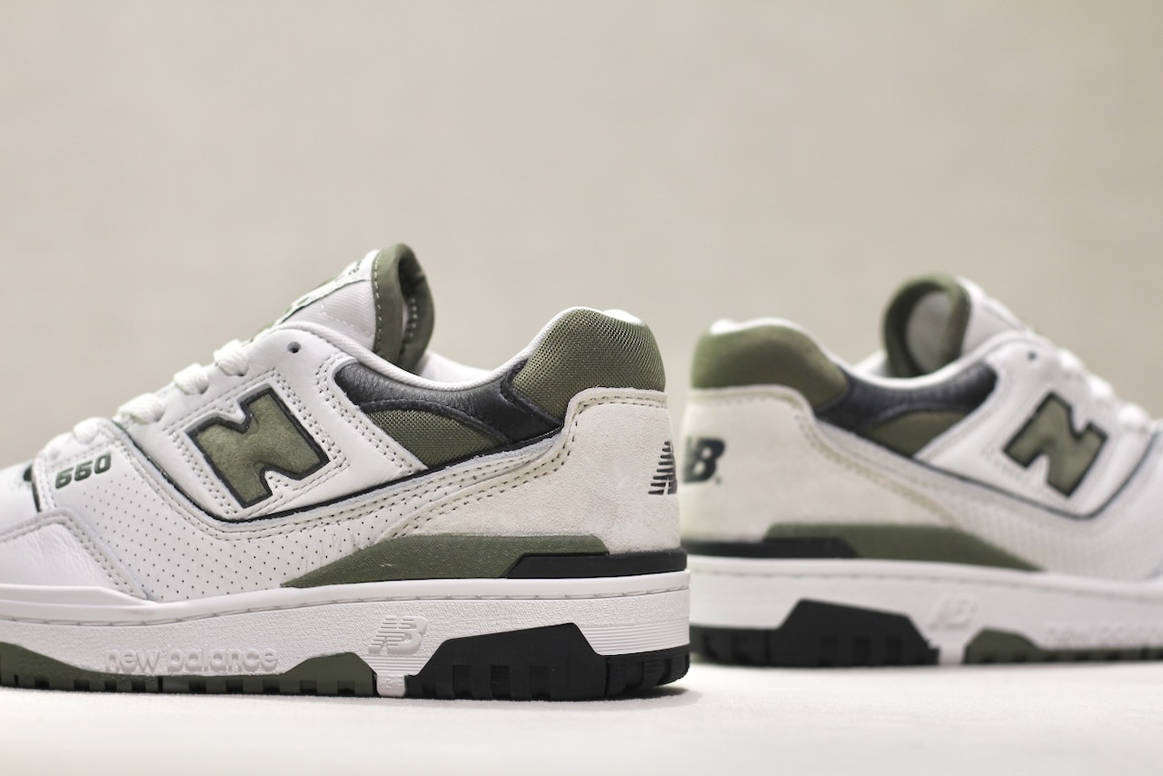 New Balance BB 550 DOB White Dark Olive