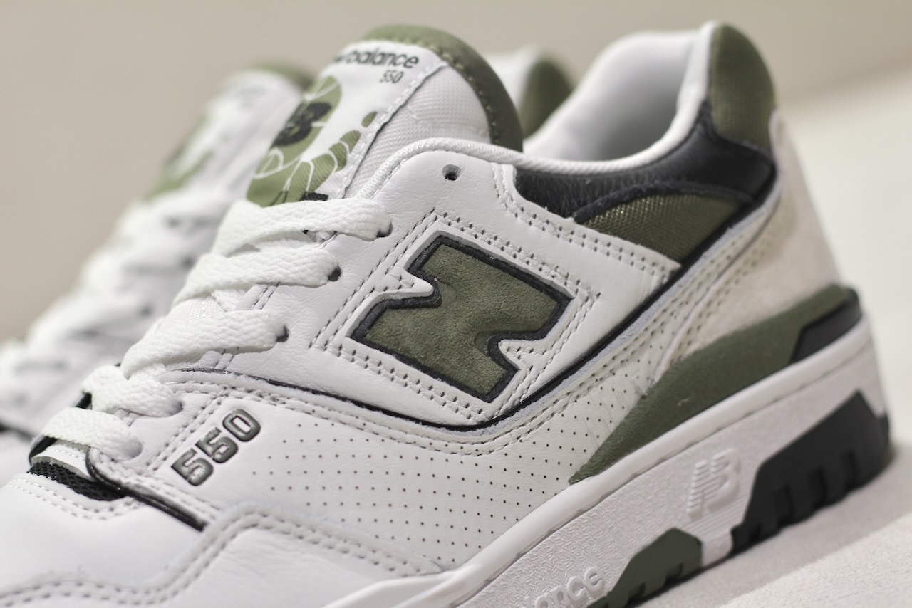 New Balance BB 550 DOB White Dark Olive