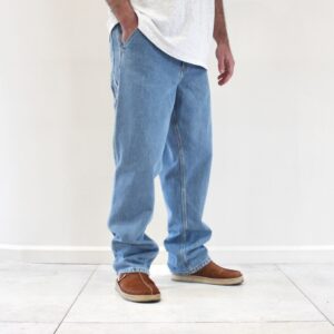 Carhartt Wip Single Knee Pant Blue Stone Bleached