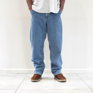 Carhartt Wip Single Knee Pant Blue Stone Bleached