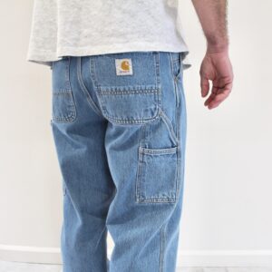 Carhartt Wip Single Knee Pant Blue Stone Bleached