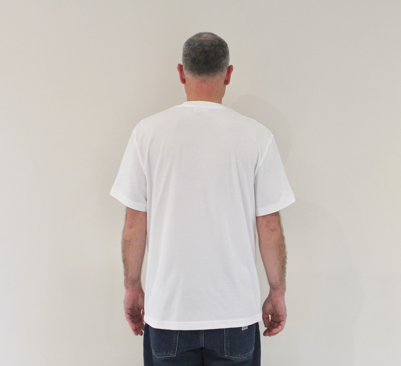 Lacoste Tee Shirt Col Rond Blanc