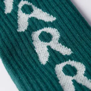 By Parra Hole Logo crew Socks Castleton Green