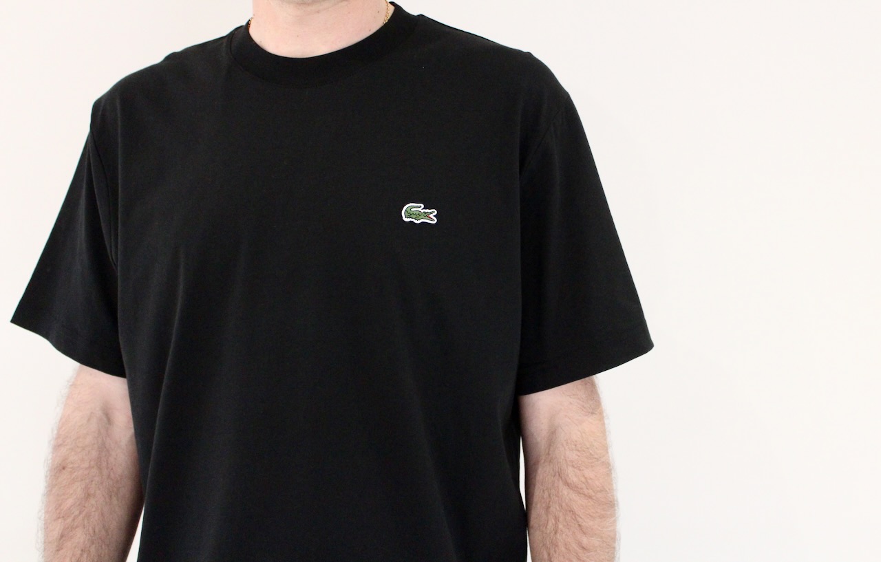 Lacoste Tee-shirt Col Rond Noir