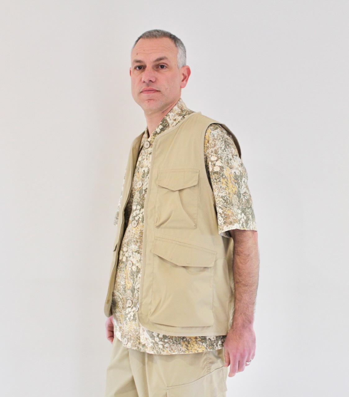 Universal Works Parachute Liner Gilet Sand