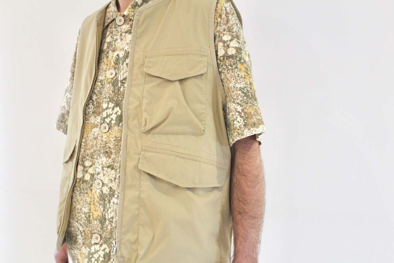 Universal Works Parachute Liner Gilet Sand