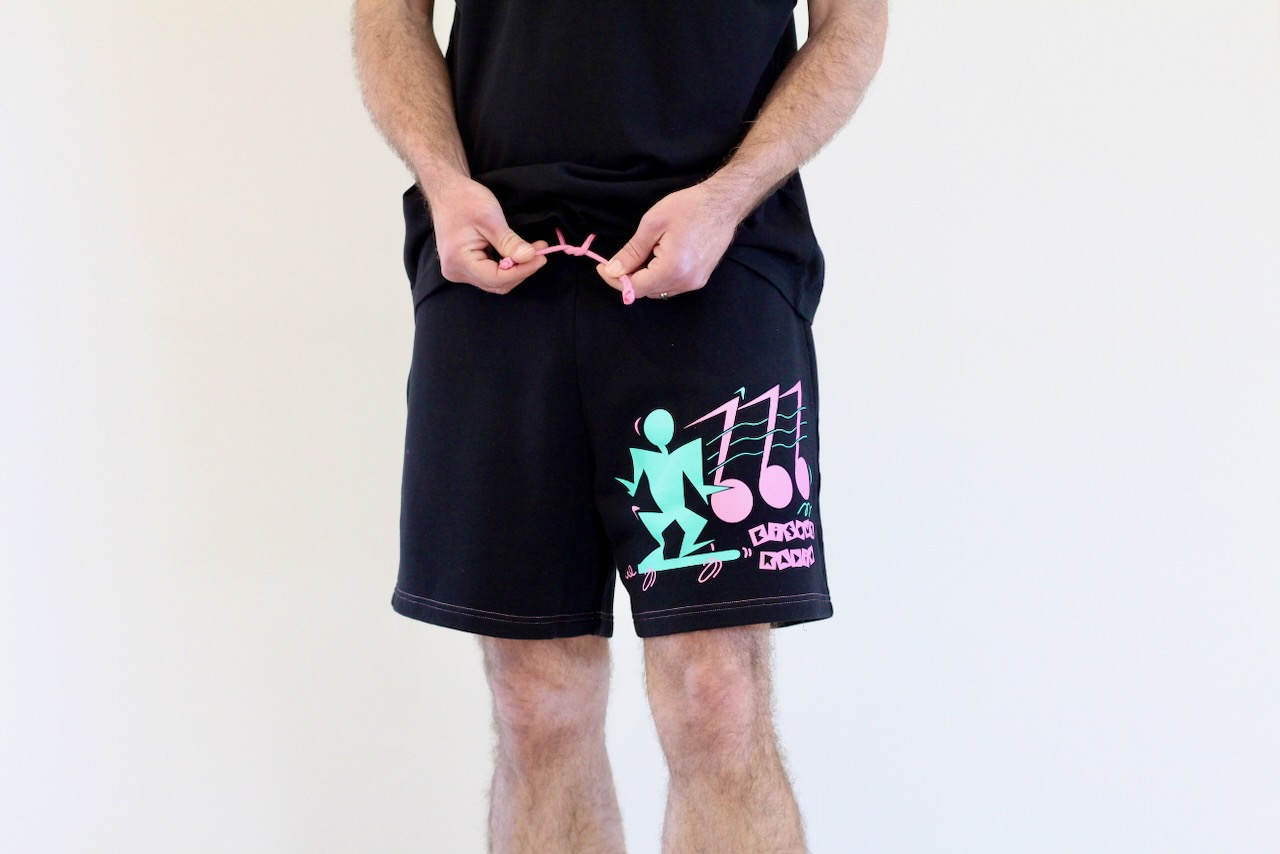 Bisous Short Radio Skate Noir