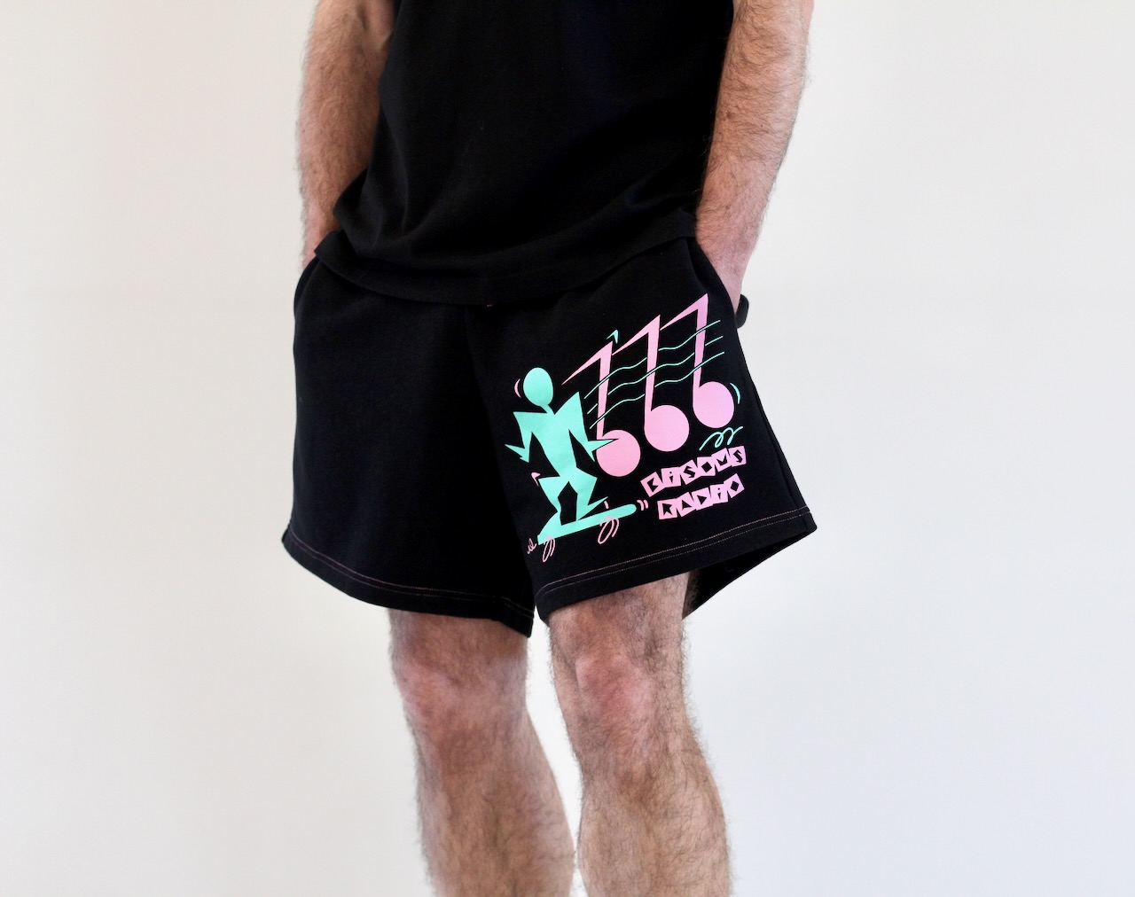 Bisous Short Radio Skate Noir