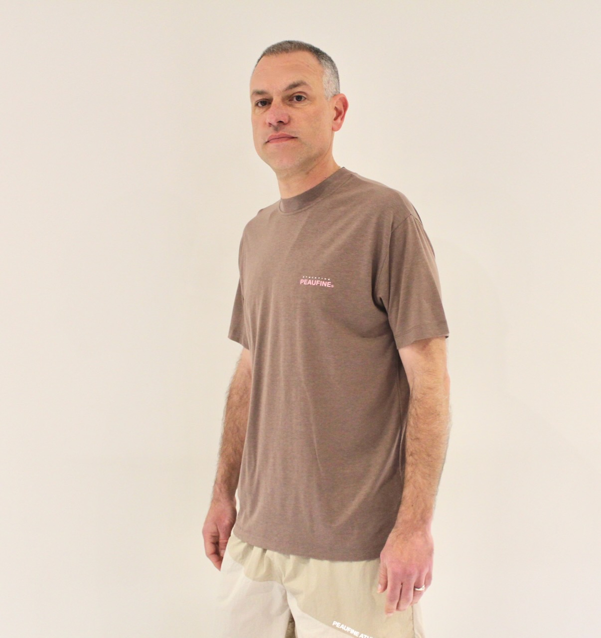 Peaufine Wood tee Shirt Deep Taupe
