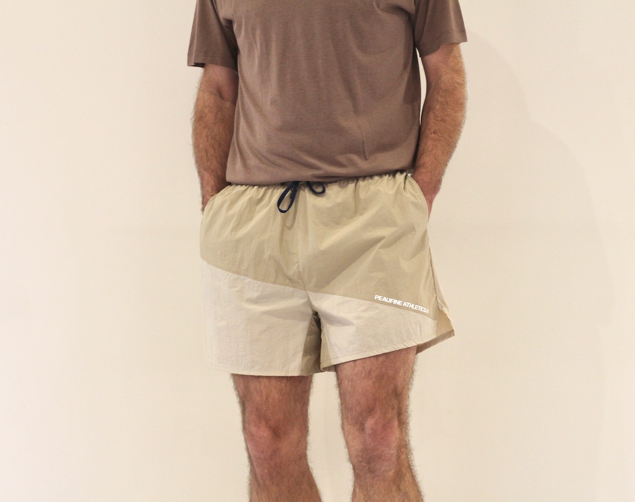 Peaufine Patchwork Training Short V1 Beige