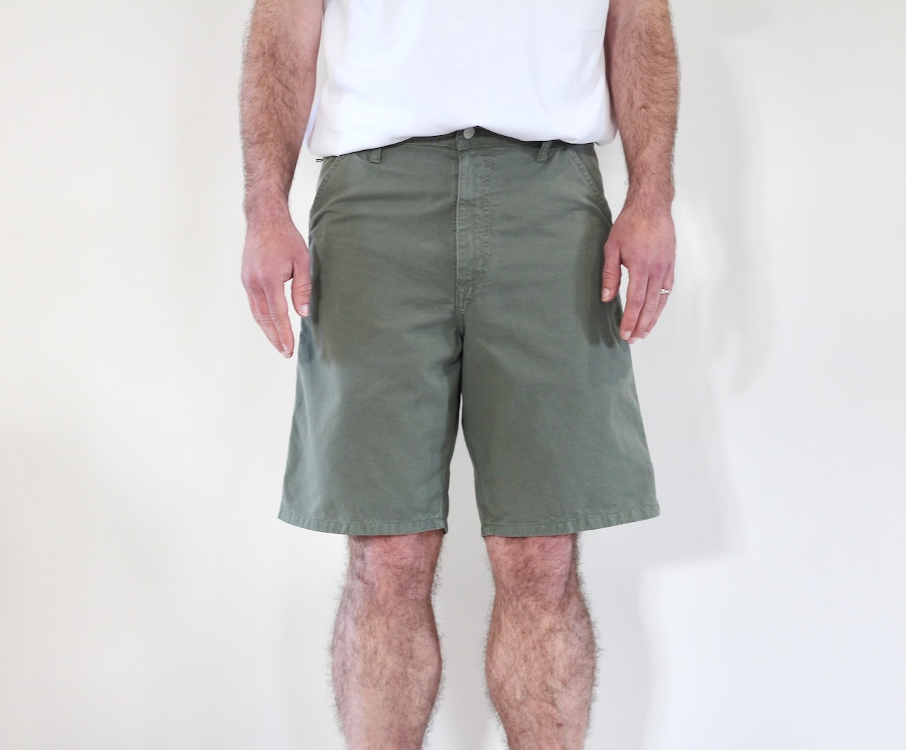Carhartt Wip Single Knee Short Park Garment Dyed