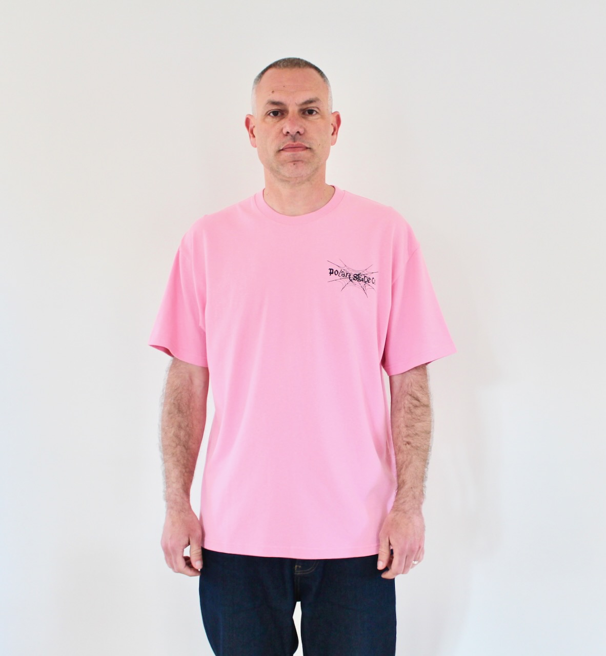 Polar Spiderweb Tee Pink