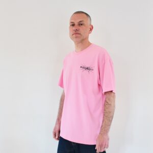 Polar Spiderweb Tee Pink