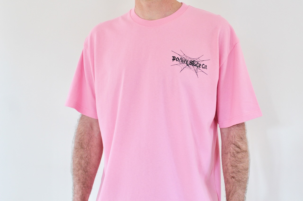 Polar Spiderweb Tee Pink