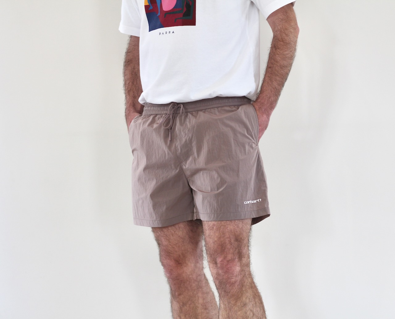 Carhartt Wip Tobes Swim trunks Glassy Pink