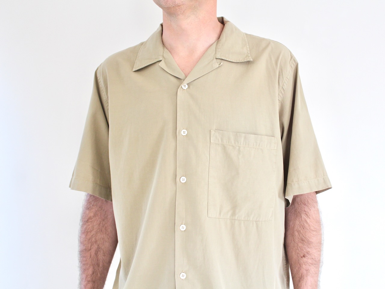 Universal Works Camp II Shirt Summer Oak