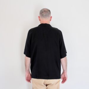 Polar Bowling Shirt Double P Black