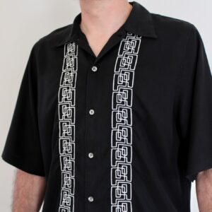 Polar Bowling Shirt Double P Black