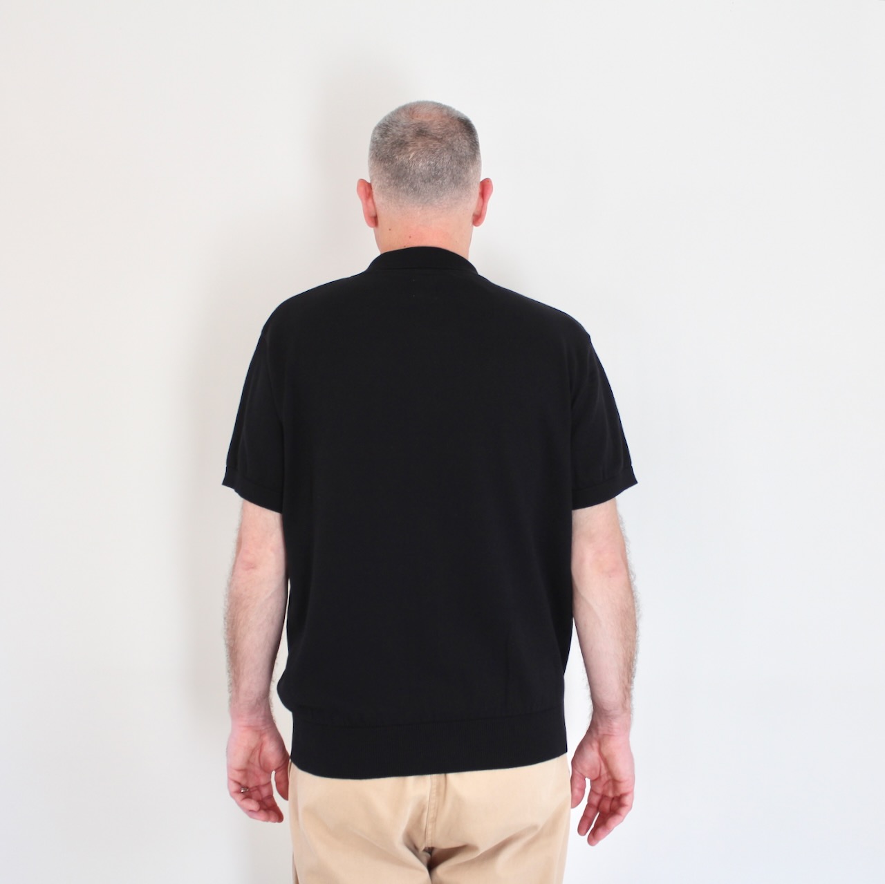 Polar Miles SS Cardigan Double P Noir