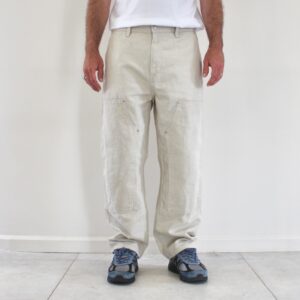 Carhartt Wip Double Knee Pant Natural Rinsed