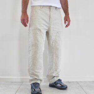 Carhartt Wip Double Knee Pant Natural Rinsed