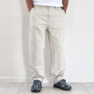 Carhartt Wip Double Knee Pant Natural Rinsed