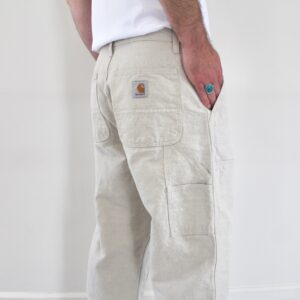 Carhartt Wip Double Knee Pant Natural Rinsed