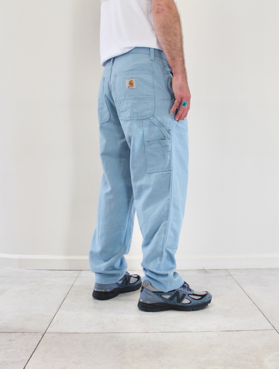 Carhartt Wip Double Knee Pant Misty Sky